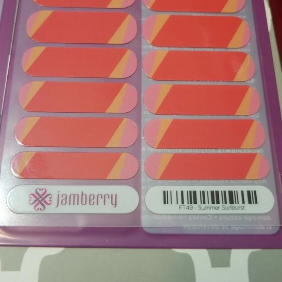 Jamberry‎ Summer Sunburst Nail Wrap - Picture 2 of 2